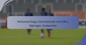 Mohamed Nagy: Internationale carrière, Bijdragen, Doelpunten